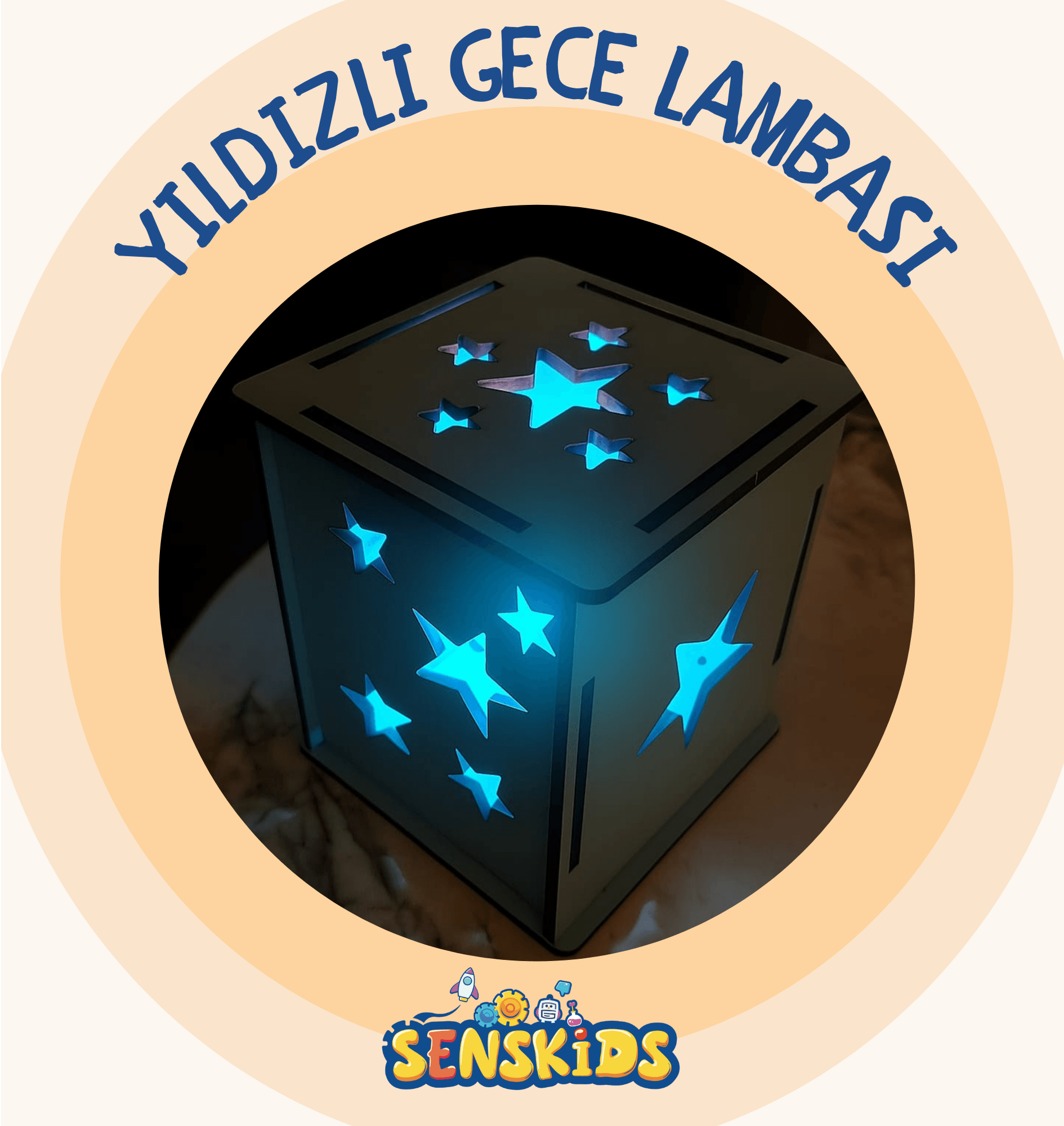 Yıldızlı Gece Lambası - Görsel 2