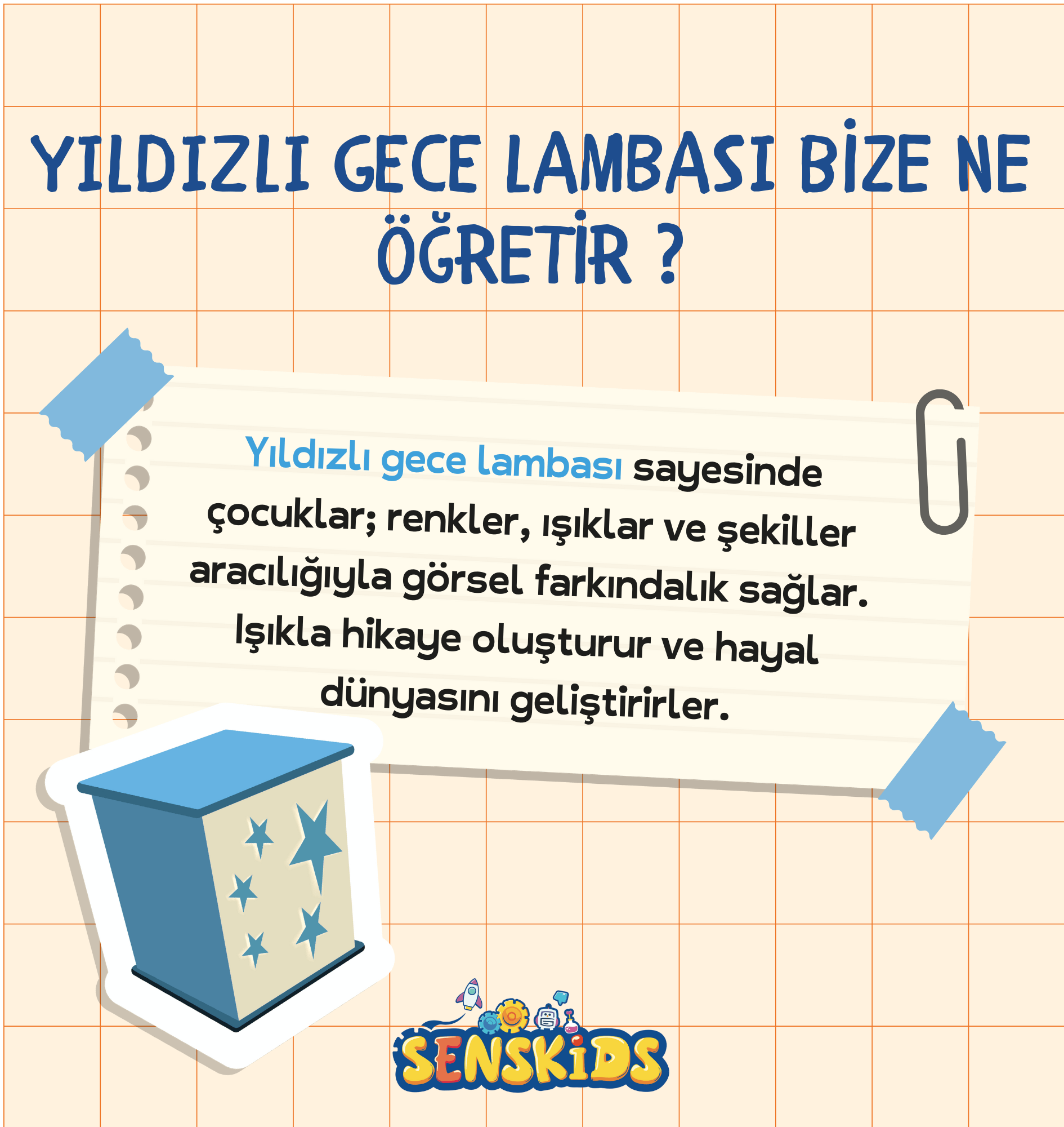 Yıldızlı Gece Lambası - Görsel 3